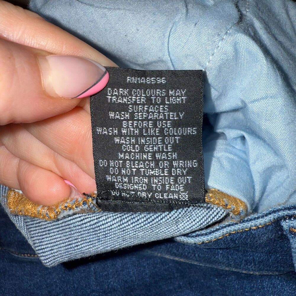 Universal Standard High Rise Jeans in Blue - Picture 8 of 8